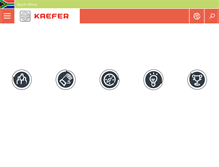 Tablet Screenshot of kaefer.co.za